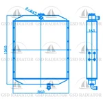Xuanhua بلڈوزر ریڈی ایٹر اعلی کوالٹی